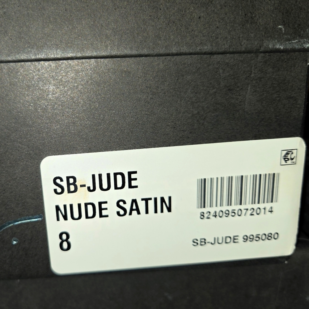 Betsey Johnson, Nude Rhinestone Flats